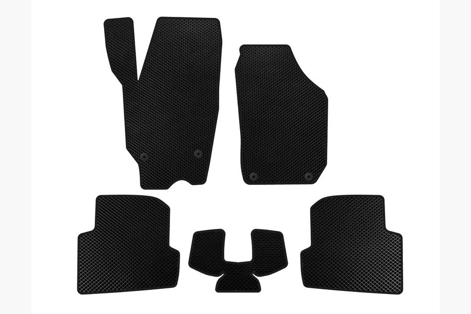 Skoda Fabia 2007–2014 EVA automatten (2010-2014, SW, Zwart) Image