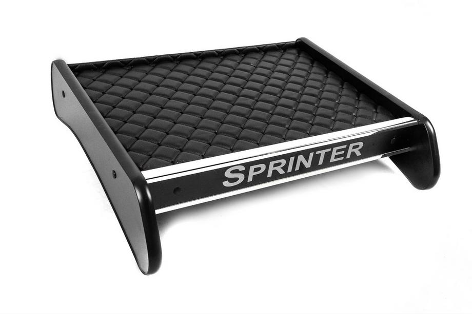 Mercedes Sprinter W907/W910 2018– Dashboardplank (zwart met zwart stiksel) Image