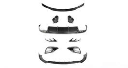 Mercedes S-class C217 Coupé 2014–2020 BRB carbon afdekkappen set foto 12