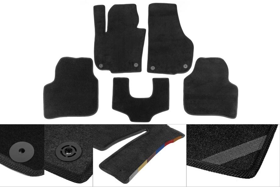 Volkswagen Passat СС 2008–2017 Premium textiel automatten (zwart) Image