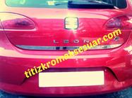 Seat Leon 2005–2012 Kofferbakrand (RVS) foto 2