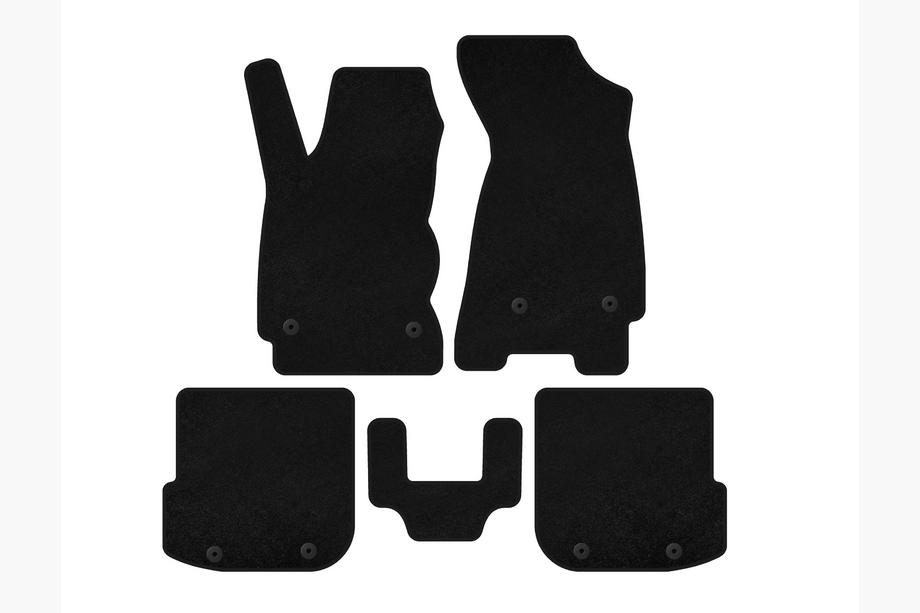 Audi A4 B5 1994–2001 Premium textielen automatten (Sedan, Zwart) Image