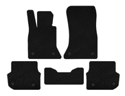 BMW 5 Serie F10/F11 2010–2016 Premium stoffen automatten (voor F-11, zwart) foto 1