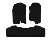 Chevrolet Tahoe 2007–2014 Premium textielen automatten (2 rijen, 2007-2014, Zwart) foto 1