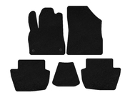 Citroen DS-5 2011–2015 Premium textiele automatten (HB, Hybride/Automaat, Zwart) foto 2