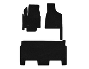 Dodge Grand Caravan V 2008–2020 Premium stoffen automatten (2008-2020, 2 rijen, 8-zits/uitvoering SXT, zwart) foto 1