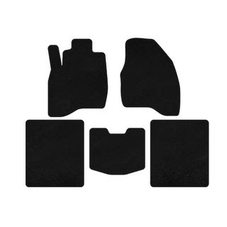 Premium stoffen automatten voor het interieur (2015-2019, 5-zits, Zwart) foto 1