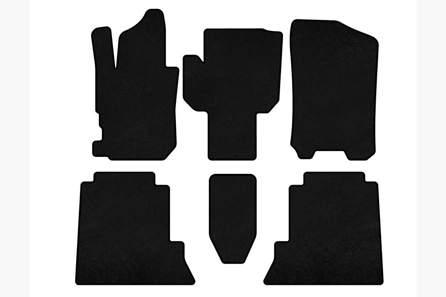 Honda FR-V 2004–2009 Premium stoffen automatten (Zwart) Image