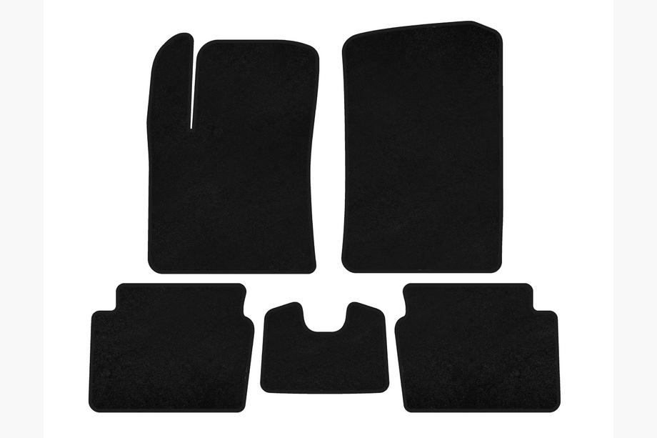 Hyundai I-10 2008–2013 Premium textielen automatten (HB, Zwart) Image