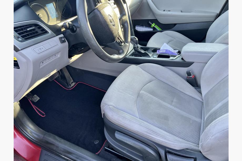 Hyundai Sonata LF 2014–2019 Premium stoffen automatten (Zwart) Image