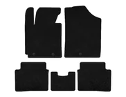 Hyundai Veloster 2011–2017 Premium textiel automatten (zwart) foto 2