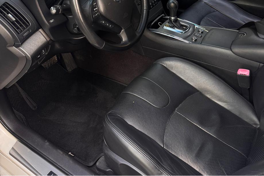 Infiniti G25/G35/37 (V36/CV36) 2006–2015 Premium textielmatten (G37 X, SD, Zwart) Image