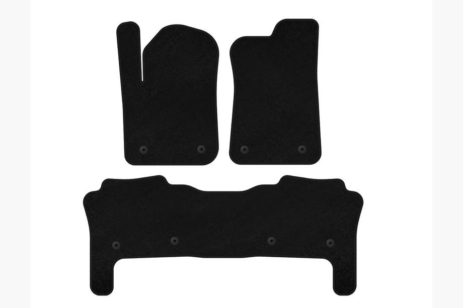 Infiniti QX56 2010–2013 Premium textielen automatten (2 rijen, zwart) Image