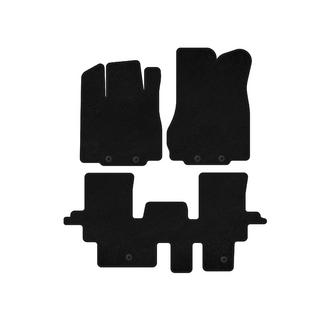 Premium textielen automatten (2 rijen, zwart) foto 1