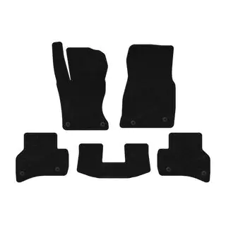 Textiele vloermattenset Premium (2015-2019, SD, Zwart)