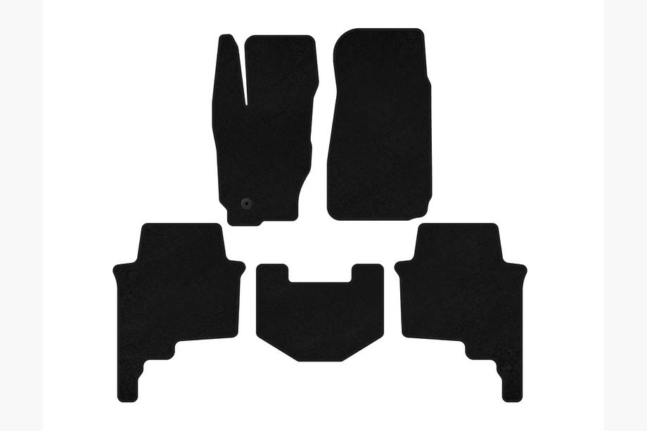 Jeep Commander 2005–2010 Premium textiel automatten (zwart) Image