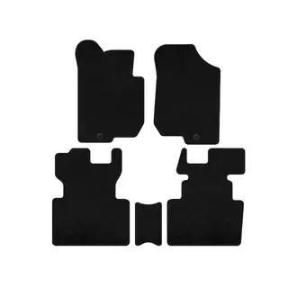 Premium textielen automatten (2006-2012, 2 rijen, 7-zits, zwart) foto 1