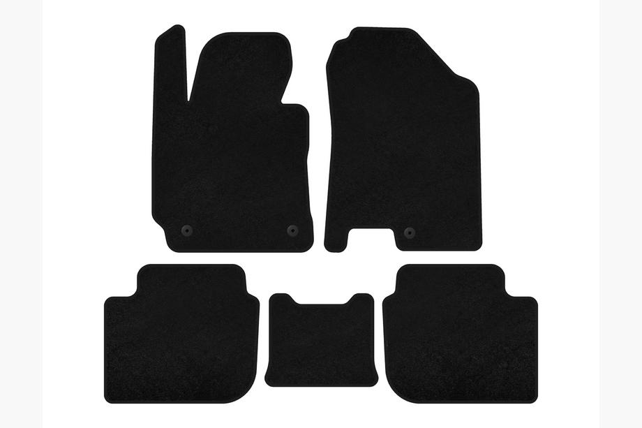Kia Cerato 3 2013–2018 Premium textielen automatten (SD, zwart) Image