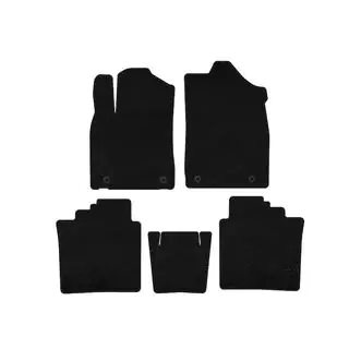 Premium textiel automatten (zwart) foto 1