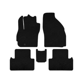 Premium stoffen automatten (2 rijen, 7-zits, zwart)