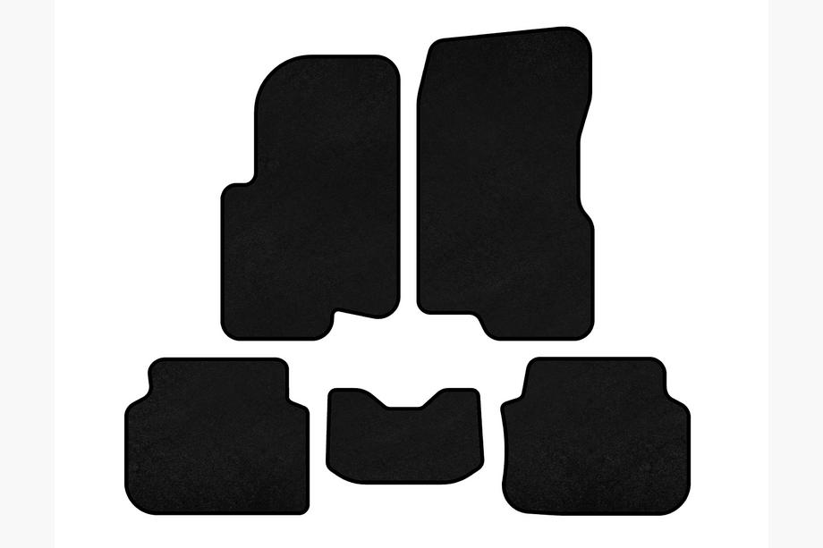 Smart 1998–2007 Textielen automatten Premium (2003-2007, Forfour, zwart) Foto 1