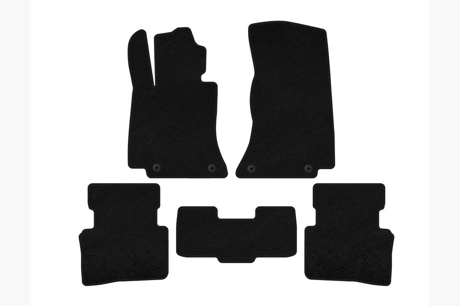 Mercedes C-klasse W206 2022– Premium textielen automatten (SD, zwart) Image