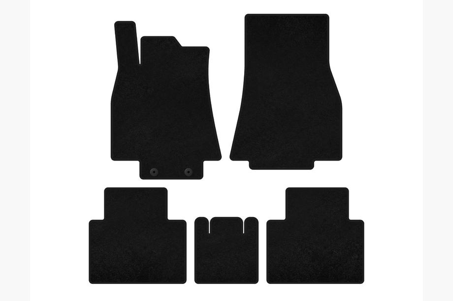 Mercedes B-Klasse W245 2005–2011 Premium stoffen automatten (Zwart) Image