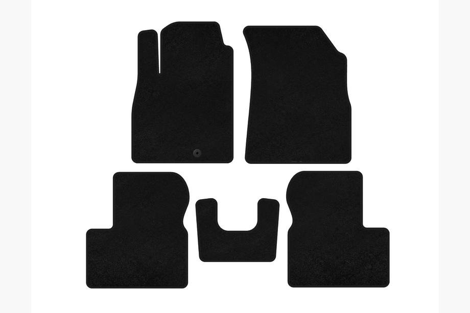 Nissan Micra K13 2011–2016 Premium textiel automatten (zwart) Image