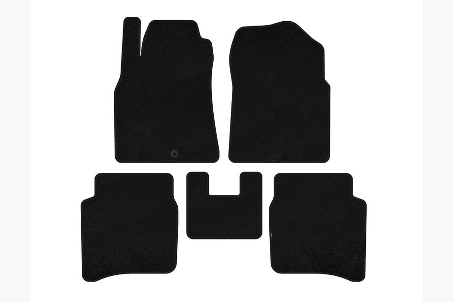 Nissan Primera P12 2002–2007 Premium textielen automatten (SD, zwart) Image