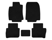 Nissan Tiida 2011–2014 Premium textielen automatten (HB, Zwart) foto 1