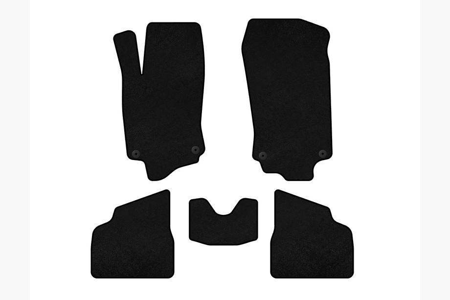 Opel Corsa C 2000–2006 Premium textiel automatten (zwart) Image