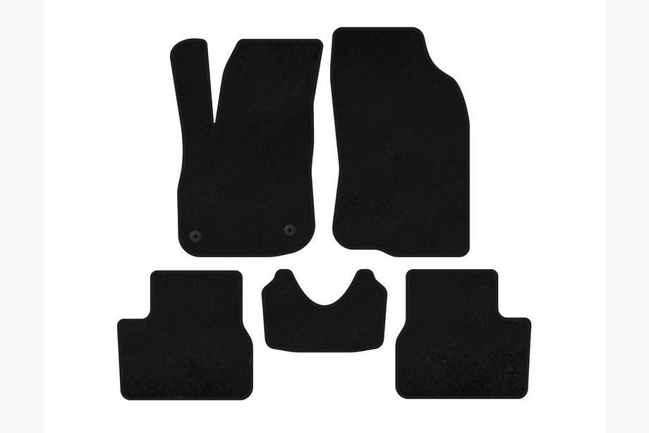 Peugeot 2008 2013–2019 Premium stoffen automatten (Zwart) Image