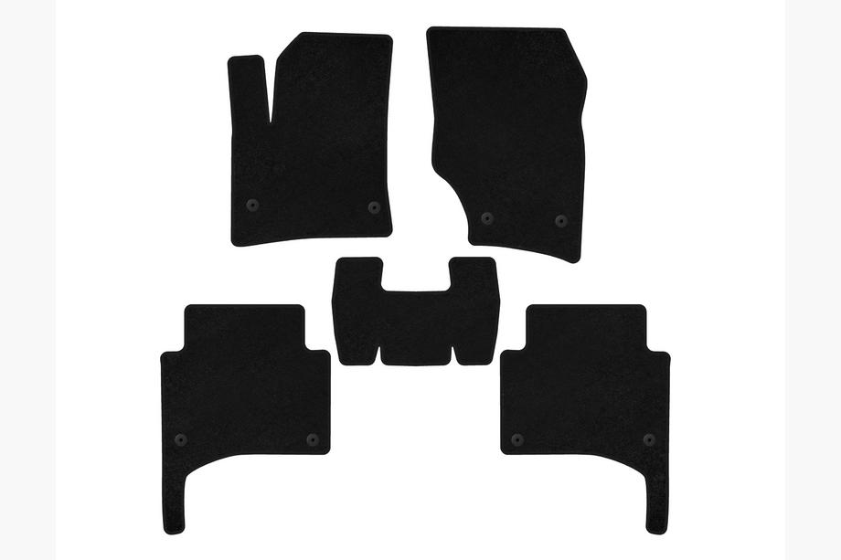 Porsche Cayenne 2003–2010 Premium stoffen automatten (Zwart) Image