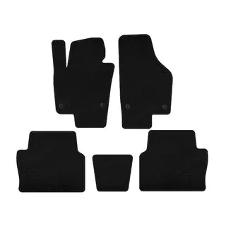 Premium textiele automatten (2 rijen, zwart) foto 1