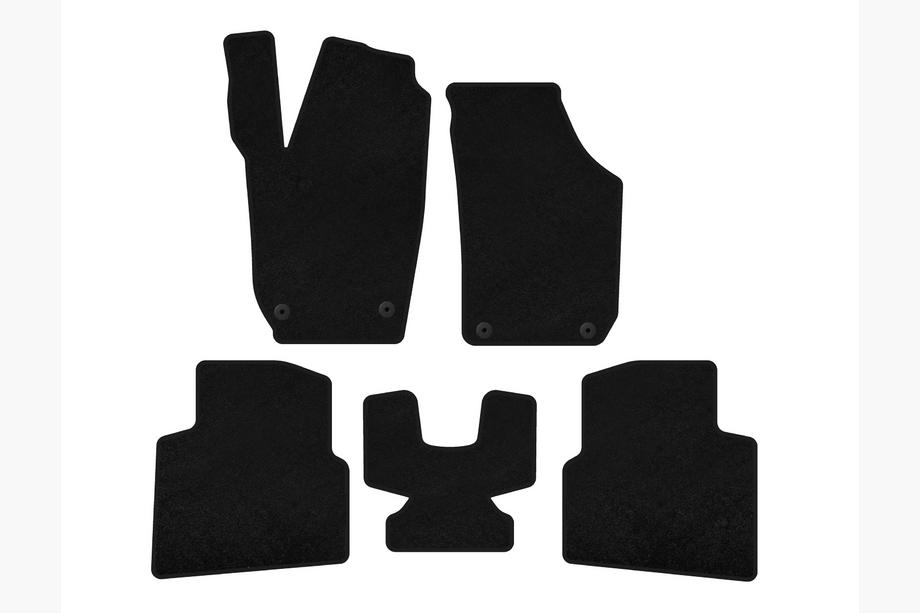 Skoda Roomster 2006–2015 Premium stoffen automatten (Zwart) Image