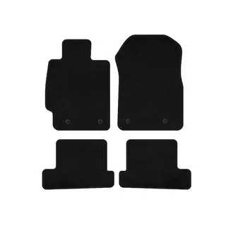 Premium textielen automatten (Coupé, Zwart)