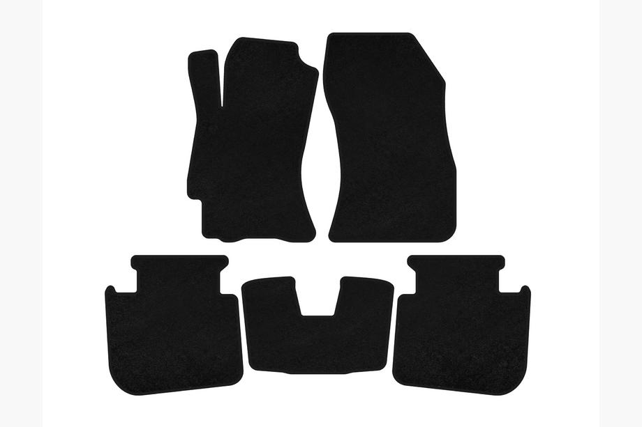 Subaru Legacy 2009–2014 Premium textielen automatten (2009-2013, SD, Zwart) Image
