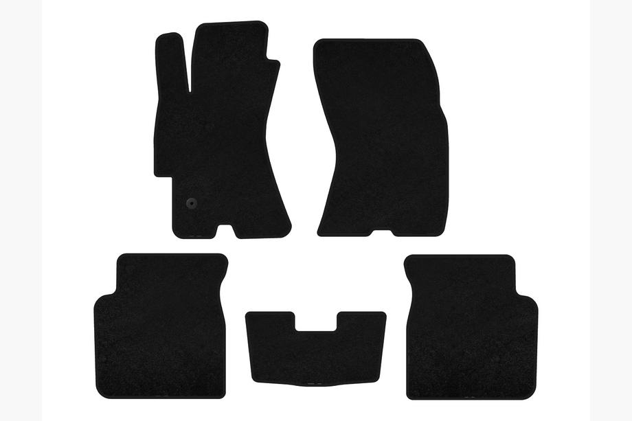 Subaru Outback 2005–2009 Premium stoffen automatten (Zwart) Image