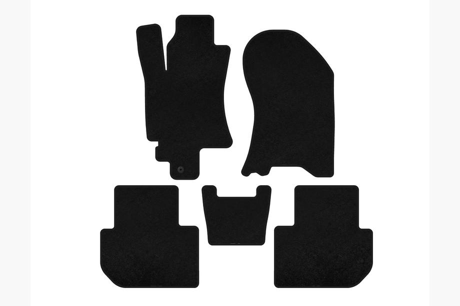Subaru Tribeca 2005–2014 Premium stoffen automatten (Zwart) Image