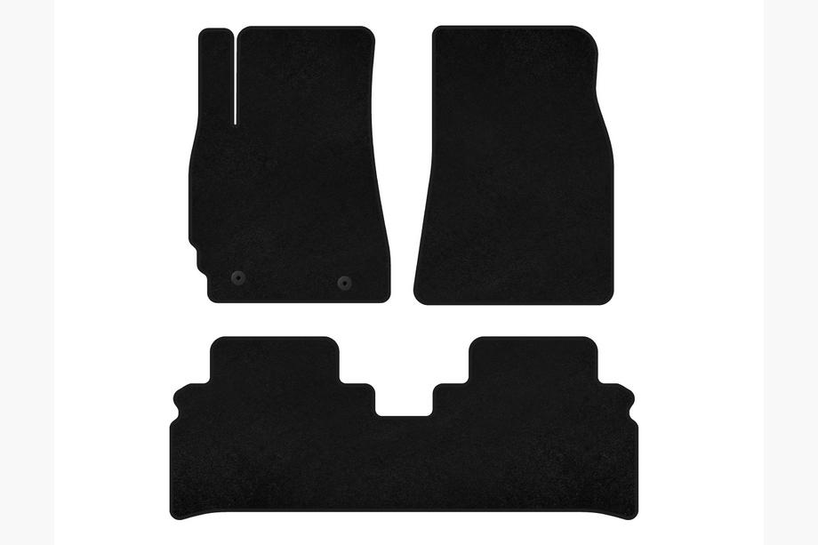 Toyota Highlander 2000–2008 Premium textiel automatten (zwart) Image