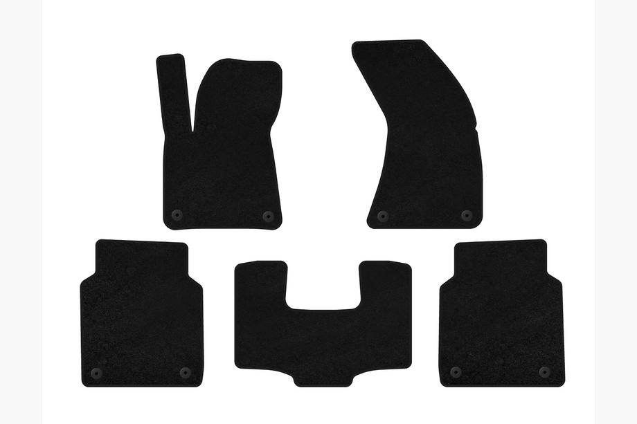 Audi A8 2010–2018 Textiel automatten Classic (Long, Zwart) Image
