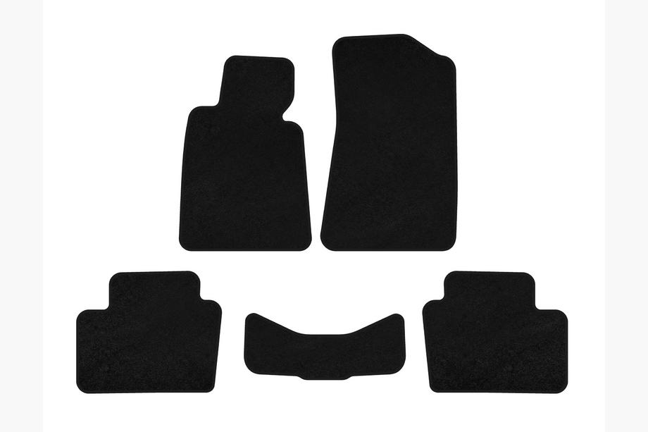 BMW 3 Serie E30 1982–1994 Velours automatten Classic (SD, Zwart) Image