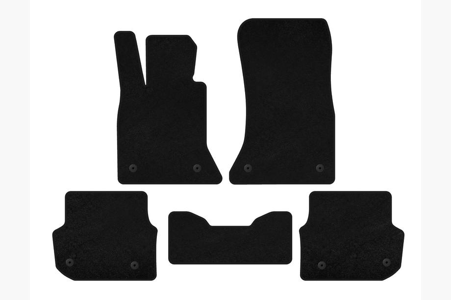 BMW 5 Serie F10/F11 2010–2016 Textiele automatten Classic (voor F-11, zwart) Image