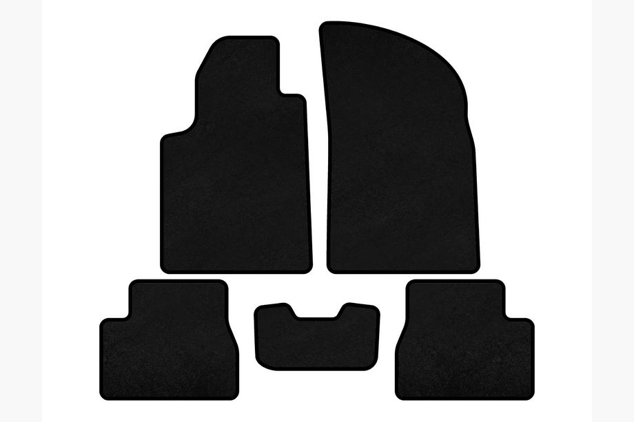 Citroen C-3 2002–2009 Textielmatten Classic (Zwart) Image
