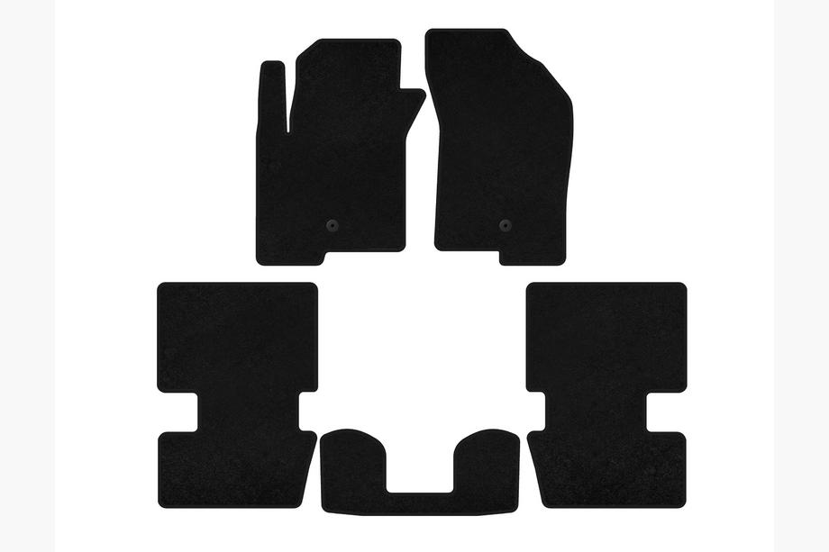 Dodge Caliber 2006–2011 Classic textielen automatten (HB, zwart) Image