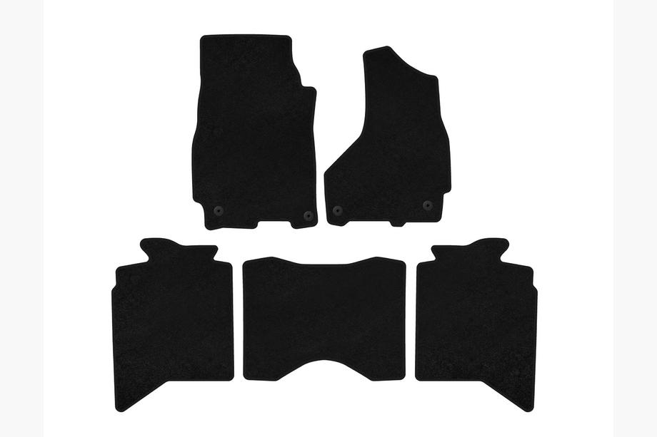 Dodge RAM (DS/DJ/D2) 2009–2024 Textiele automatten Classic (2013+, 5-zits, Zwart) Image