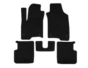 Fiat Panda 2011–2023 Textielmatten Classic (Zwart) foto 1