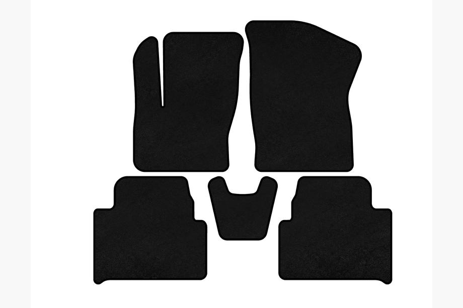 Ford C-Max 2004–2010 Textielmatten Classic (Zwart) Image