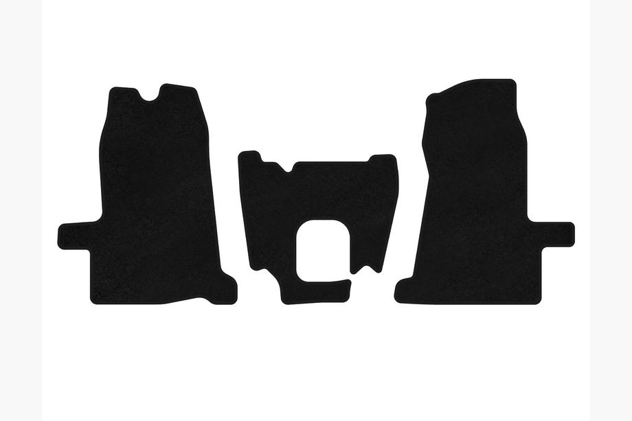 Ford Transit 2000–2014 Textiel automatten Classic (2000-2006, 1+1, handgeschakeld, Zwart) Image