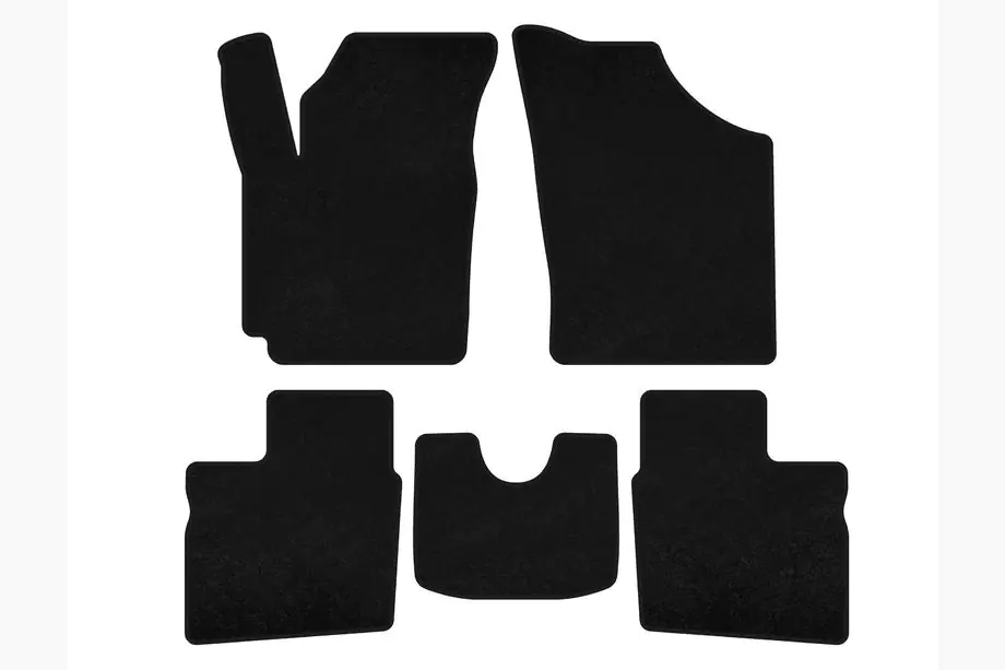 Geely CK-1 2005–2008 Textiele vloermatten Classic (2005-2009, Sedan, Zwart) Image